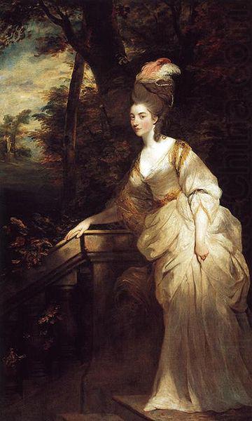 Sir Joshua Reynolds Portrait of Georgiana, Duchess of Devonshire oil painting picture